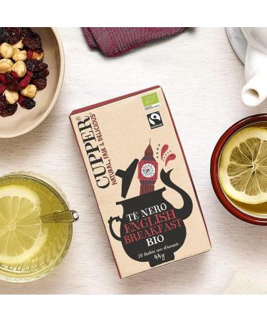 Cupper Th noir cologique English Breakfast 20 sachets - Buy Online on GoSupps.com