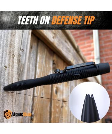 Atomic Bear Tactical Pen - Stealth Pen Pro - Self Defense Pens with Glass Breaker and Writing Tip | Lightweight Polymer Construction | Includes a Pen Defense Class - Buy Online on GoSupps.com