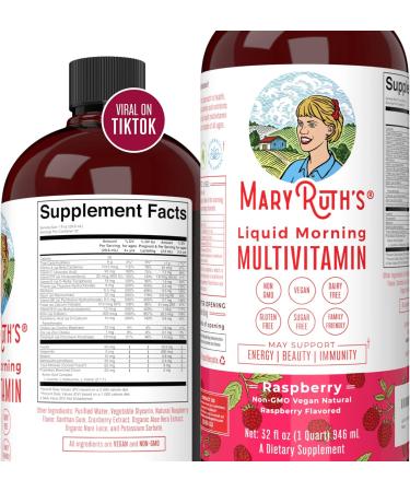MaryRuth's Adult Iron Gummies & Morning Multivitamin - Immune Support & Wellness Supplement - Buy Online on GoSupps.com