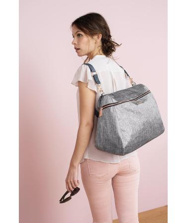 L SSIG Stylish Baby Diaper Bag Backpack | Glam Rosie Silver | Includes Diaper Accessories - International Shipping Available - Buy Online on GoSupps.com