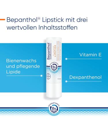 Bepanthol Nourishing Lipstick 4.5ml - Hydrating Lip Care for Dry Lips | International Shipping - Buy Online on GoSupps.com