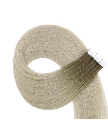 Youngsee Virgin Tape Extensions | Real Hair Balayage 45cm | Invisible Light Brown Ombre Blond | 5pcs 12.5g #9a/10/800 - Buy Online on GoSupps.com