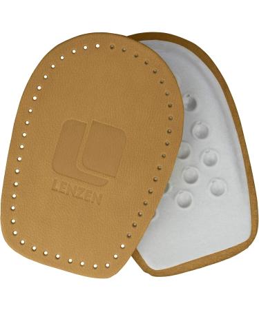 Lenzen Leather Heel Pads - 2 Pairs of Size 41/43 Cushions (Pack of 4) for Ultimate Comfort - International Shipping Available - Buy Online on GoSupps.com