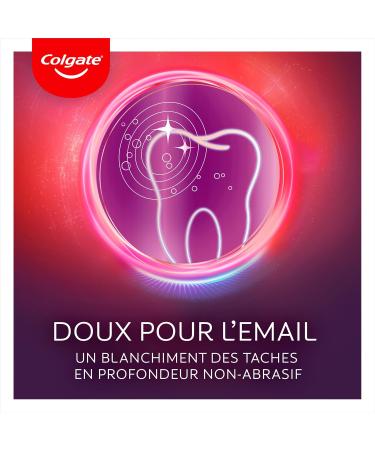  Colgate Max White Ultra Deep Cleaning Whitening Toothpaste 75ml - whiter teeth in 3 days* - gentle on enamel for daily use - Pack of 2 x 75ml - Buy Online on GoSupps.com