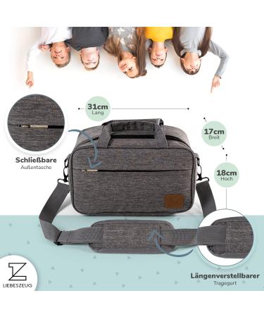 Liebenzeug Toniebox Bag - Holds 8 Characters Headphones & Accessories - Multi-Functional Storage & Transport Bag (Gray) - Buy Online on GoSupps.com