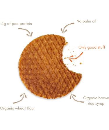 N ak Energy Waffles Pack of 12 | Vegan GMO Free Palm Oil Free Sports Nutrition Stroopwafel (Salted Caramel) - Buy Online on GoSupps.com