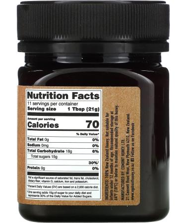 Egmont Manuka Honey 573+ MGO - Raw & Unpasteurized, 8.82 oz (250g) - Buy Online on GoSupps.com