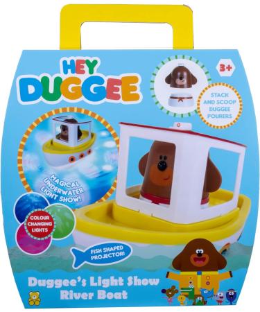 Hey Duggee Lightshow River Boat: Bath Toy for Kids, Projects Lights Underwater, Floats, Squirrel Club CBeebies, Age 3 - Buy Online on GoSupps.com
