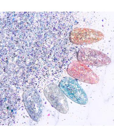 GZSYY Nail Glitter Powder - 6 Colors Holographic Nail Art Sequins for Stunning Nails | International Shipping Available - Buy Online on GoSupps.com