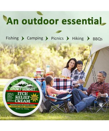 Devil's Club Itch Relief Cream - Natural & Handmade Anti-Itch Cream for Bug Bites & Skin Irritations - 2 oz - Made in USA by Alaskan Experts - Buy Online on GoSupps.com
