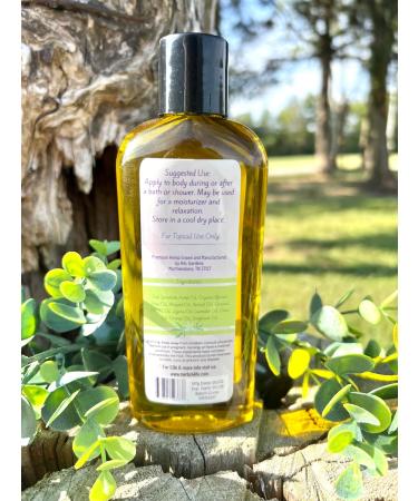 Buy H4L Gardens Moisturizing Body Oil - Premium Organic Hemp & Essential Oils for All Skin Types - Buy Online on GoSupps.com