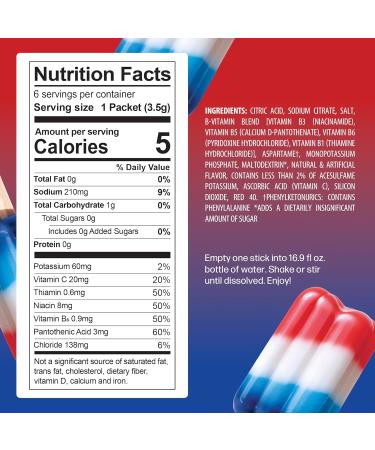 Juicy Mixes PeakH20 Electrolytes Powder Hydration Packets | Ice Pop | 72 Servings | Sugar Free Water Flavor Packets for Workout Recovery - Buy Online on GoSupps.com