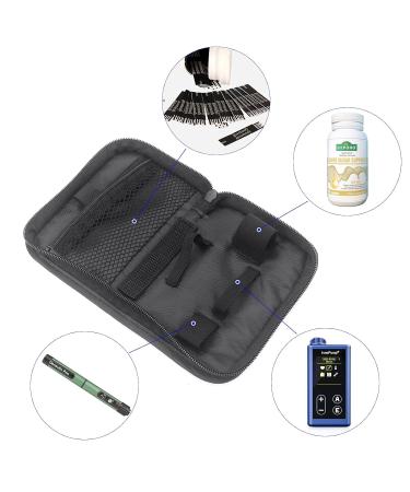 Hooshion Diabetic Organizer Carrying Case Kit - Blood Glucose Meter Storage Bag - Buy Online on GoSupps.com