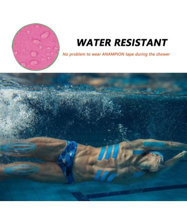Anampion Kinesiotapes - 60 Waterproof Elastic Muscle Strips for Sports | 5cm x 25cm | Knee Shoulder & Elbow Support (Mixed Colors) - Buy Online on GoSupps.com
