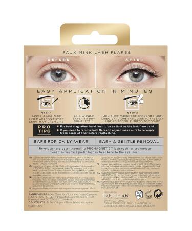 Eylure PROMAGNETIC Magnetic Eyeliner & Faux Mink Lash Kit - No Glue Medium/Long Flares for Easy Application | International Shipping Available - Buy Online on GoSupps.com