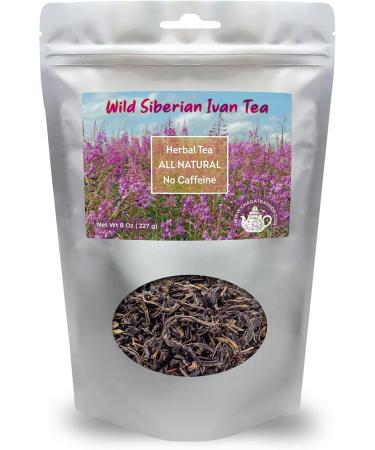 Siberian Fermented Wild Ivan Chai Loose Herbal Tea All Natural No Caffeine - 8 Oz