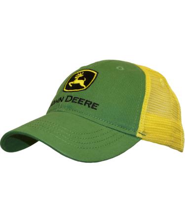 John Deere Boys' Trademark Trucker Ball Cap 2-4T Green