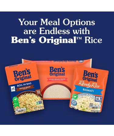 BEN'S ORIGINAL Whole Grain Brown Rice Boil in Bag Rice 14 oz - Pack of 12 - Buy Online on GoSupps.com