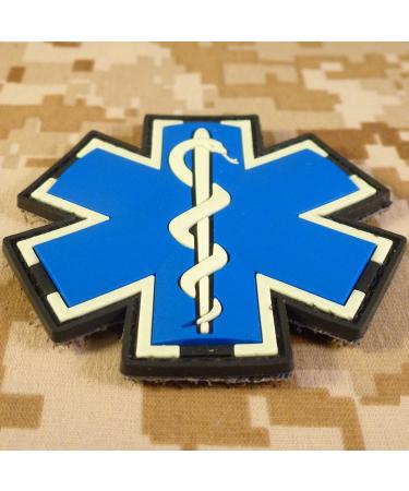 Glow-in-the-Dark EMS EMT Medic Paramedic Morale Patch | Tactical PVC 3D Fastener - Buy Online on GoSupps.com