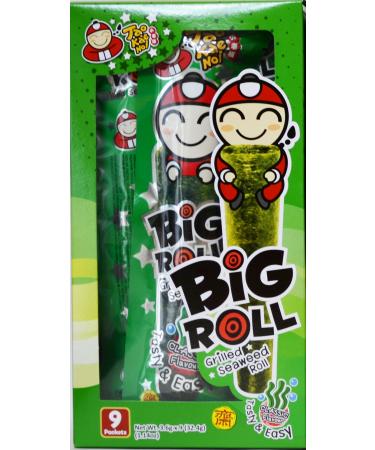 Tao Kae Noi Big Roll Grilled Seaweed Roll 9 Packets Per Box, (32.4 g) - 3 Boxes (Classic Flavour)