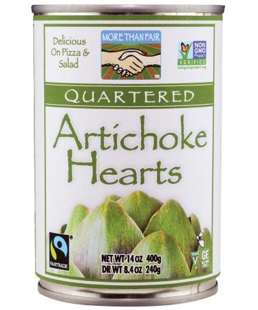 More Than Fair Quartered Artichoke Hearts, 14 Ounce Can