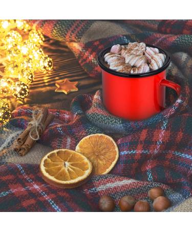 P&P CHEF Enamel Camping Coffee Mug Set of 6 - Lightweight & Portable 12oz Multicolor Cups for Family Gathering, Parties, Camping - Durable and Vibrant Colored Mugs - Buy Online on GoSupps.com