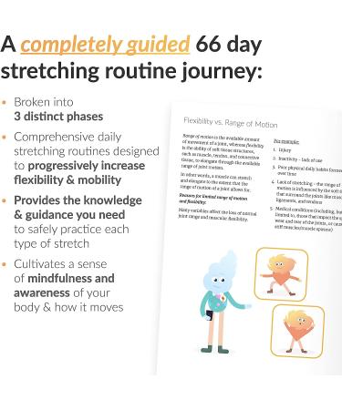Stretching Sidekick Journal: 66 Guided Routines for Flexibility & Energy | Habit Nest - Buy Online on GoSupps.com