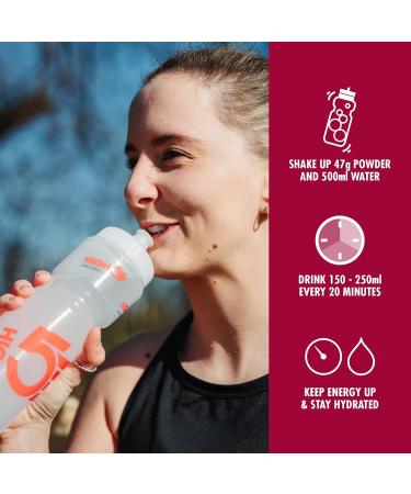 HIGH5 Energy Hydration Drink Refreshing Mix of Carbohydrates and Electrolytes (Berry 12 x 47g) Berry 12 x 47 g - Buy Online on GoSupps.com