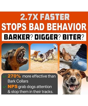 2024release Dog Bark Deterrent Device Stops Bad Behavior | No need yell or swat  Just point to a dog (own or neighbor's) Hit the button | Long-range ultrasonic  Alternative to painful dog shock collar - Buy Online on GoSupps.com