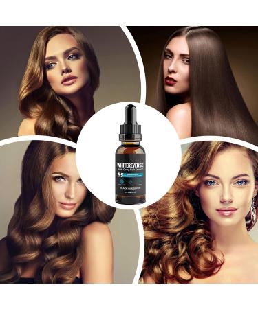  G n rique Reverse Gray Hair Oil Nourishing Lightweight Moisturizing Drops Non Greasy Anti Grey Formula Restore Natural Color Thicker Hair Ideal for Women Men and Daily Use 30ml - Buy Online on GoSupps.com