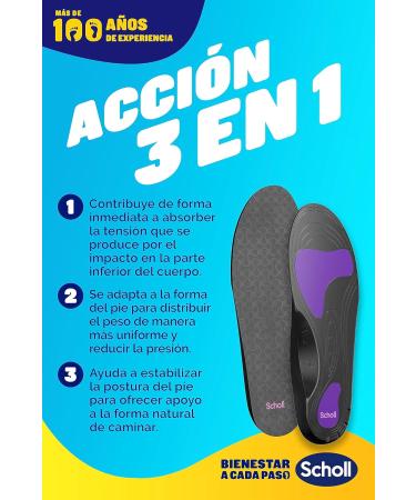 Buy Scholl Anti-Pain Insoles Size S (37-39.5) - Relieve Foot Pain | International Shipping Available - Buy Online on GoSupps.com