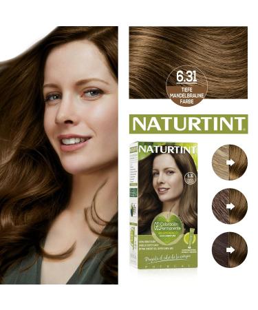 Natureint 6.31 Intensive Almond Brown Hair Color - Ammonia-Free 100% Gray Coverage Natural & Long-Lasting - 1 Pack - Buy Online on GoSupps.com