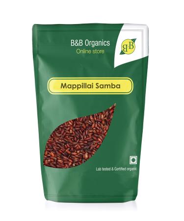 B&B Organics Mappillai Samba Hand Pounded Red Rice,1 kg/2.2 pound