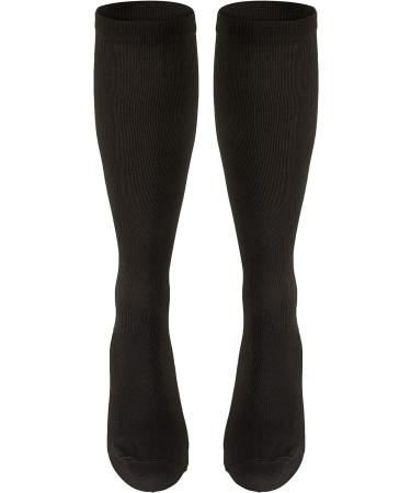 Truform Compression Socks for Men - 15-20 mmHg Knee High Over Calf Brown XL (Pack of 2) - Cushioned Dress Socks for Comfort & Support - Buy Online on GoSupps.com
