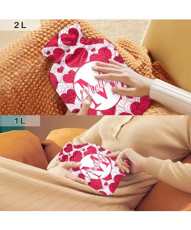 Personalized Valentine's Day Heat Bottle | 2L Hot Water Bottles for Pain Relief & Therapy - Buy Online on GoSupps.com