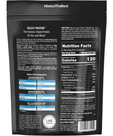 PEScience Select Protein Powder, Whey and Casein Blend, Clean Protein Powder for Women and Men, Low Calorie, Low Carb, Keto Friendly, Gluten Free - Peanut Butter Cookie - 5 Servings - Buy Online on GoSupps.com