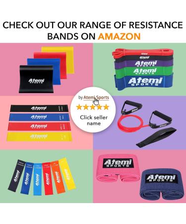 Resistance Band with Handles + Door Anchor & Exercise Guide | Heavy Strength Tubes for Women/Men | Stretch Resistant Bands - Buy Online on GoSupps.com