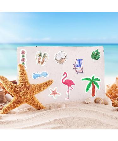 640 Pieces Watercolor Theme Stickers | Scrapbook Stickers for DIY Planners, Calendars, Travel Case, Laptop | Four Seasons, Forest, Flower, Animal, Sea Design (Warm Style) - Buy Online on GoSupps.com