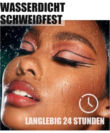  Thalixiry Waterproof Eyeliner - Matte Black Kohl Pencil - Quick-drying and smudge-proof - For a perfect line - Long-lasting pigmented everyday eye makeup - Buy Online on GoSupps.com