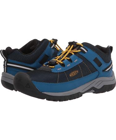 KEEN Little Kid's Targhee Sport Vented Hiking Shoe Mykonos Blue/Yellow - Size 10 LK US - Buy Online on GoSupps.com