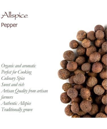 Allspice Whole Berries Organic Spice - All Spice Berry Seasoning - Also called Jamaican Pepper - 350g - Buy Online on GoSupps.com