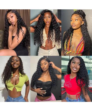 100% Unprocessed Remy Deep Wave Human Hair 3 Bundles - Natural Black 18 20 22 - Buy Online on GoSupps.com
