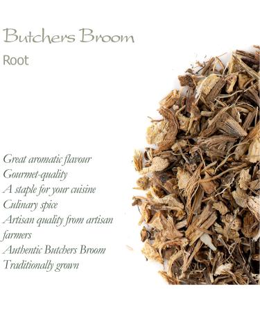 Organic Butchers Broom Root - Premium Quality Ruscus Aculeatus 200g - Buy Online on GoSupps.com