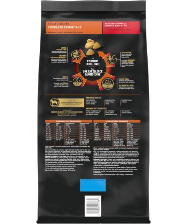 Purina Pro Plan Complete Essentials Dry Dog Food Shredded Blend Beef & Rice - 2.72 kg Bag 2.72 kg (Pack of 1) - Buy Online on GoSupps.com