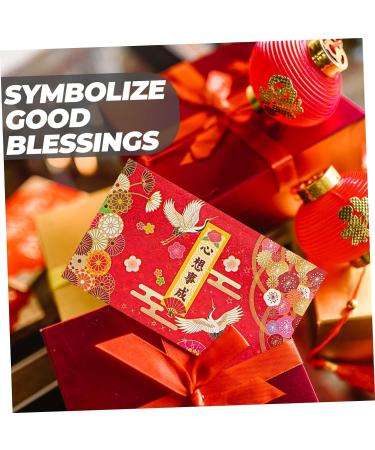ABOOFAN 24 Pcs Japanese Spring Festival Red Packet Money Bag 2023 Rabbit Money Envelopes Asian Red Envelope Cartoon Red Envelope Rabbit Red Envelope Money Pouch China Paper Japanese-Style As Shown 1x2pcs 16.8X9.8CMx2pcs - Buy Online on GoSupps.com