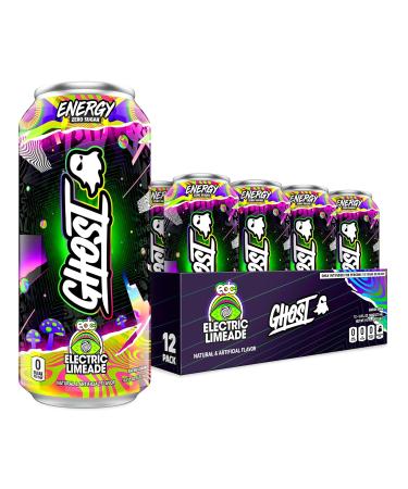 GHOST Energy Performance Energy Drink Energy & Focus No Artificial Colors 200 mg of Natural Caffeine - 16 Oz - Pack Of 12