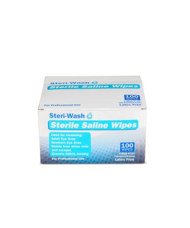 Steri-Wash Aftercare Piercing Wipes 100 Count - Buy Online on GoSupps.com
