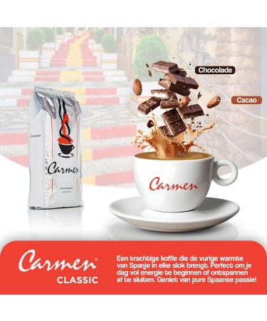  Carmen Carmen Classic Spanish Style Coffee Beans 1000g - Buy Online on GoSupps.com