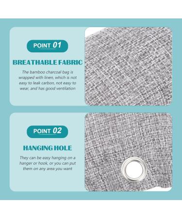 Gatuida 4PC Natural Activated Bamboo Air Purification Bags | Moisture Absorber & Deodorizer for Shoes & Clothing - Buy Online on GoSupps.com