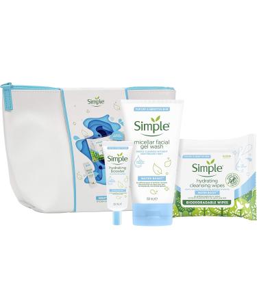Simple Mighty Boost for dry and dehydrated skin Hydration Regime Gift Set gifts for her 3 Piece - Buy Online on GoSupps.com